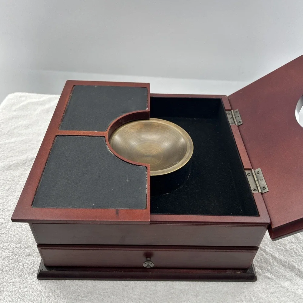 Vintage The Bombay Company Valet Box Change &‎ Key Holder Desk Organizer Display